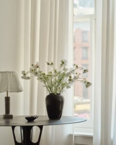 Curtain sewing with precision and sustainability in focus